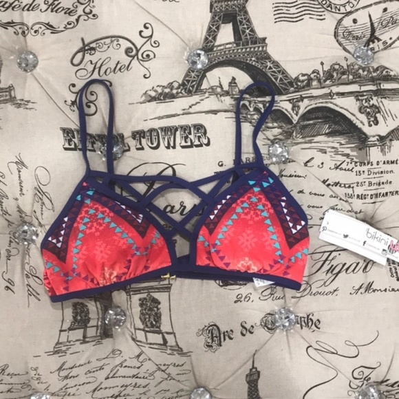 Bikini Lab Junior's Girls Sun Bralette Top - Picture 5 of 6